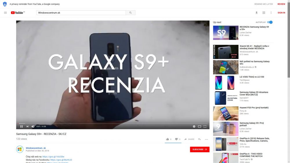 Youtube aplikacia pre Windows_2