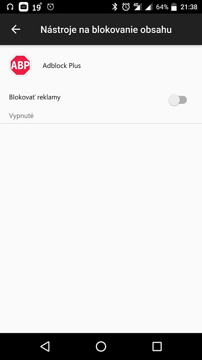Microsoft Edge Adblock pre smartfon