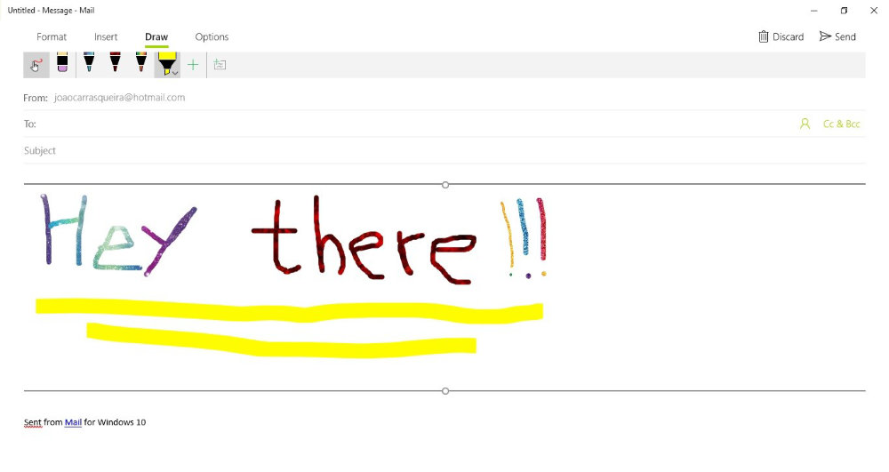 posta funkcionalita windows inking