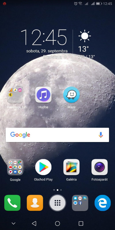 Huawei Honor 7X plocha
