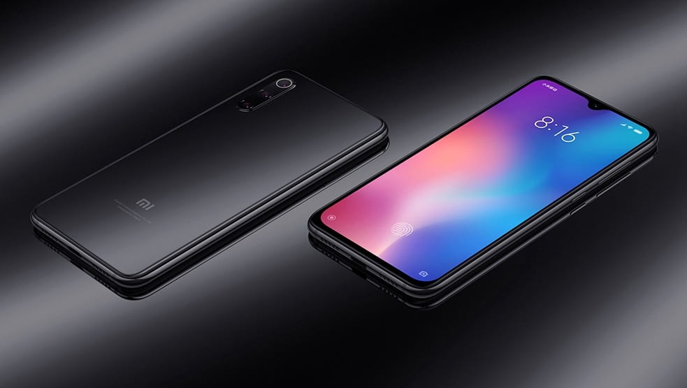 Xiaomi Mi 9SE skener odtlackov prstov v displeji