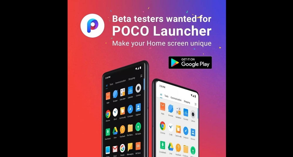 Poco launcher tmava tema