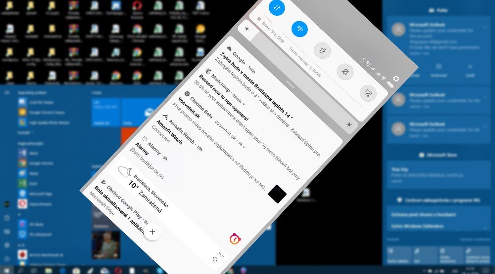 Windows 10 notifikacie zo smartfonu (1)