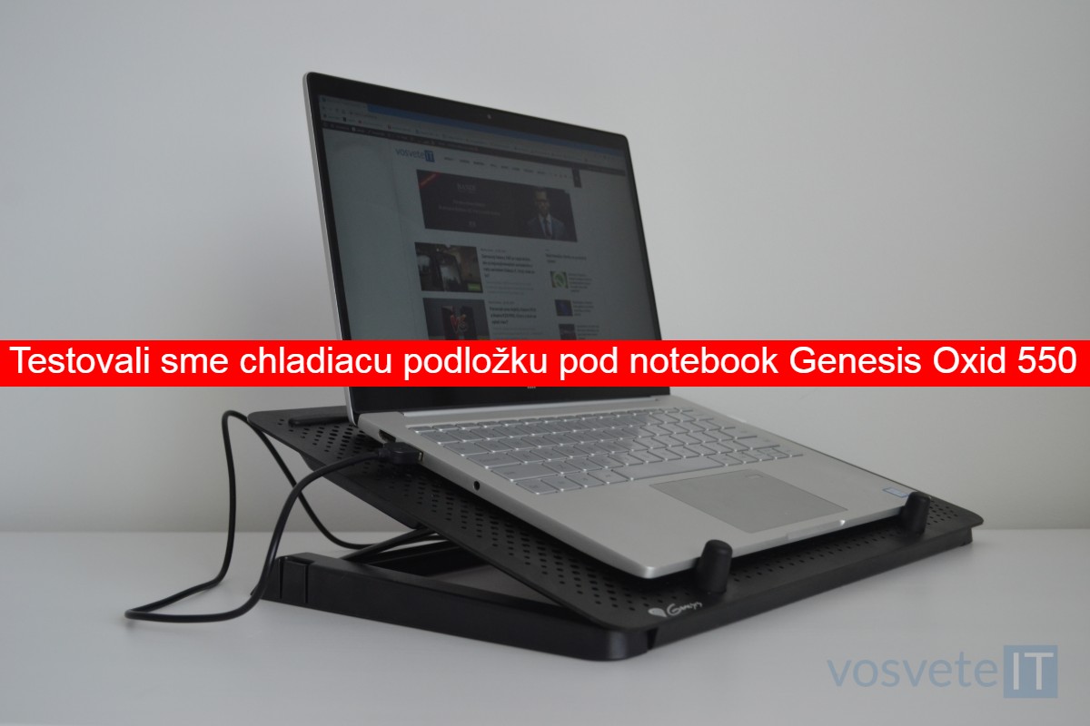 Genesis Oxid 550 recenzia chladiacej podlozky