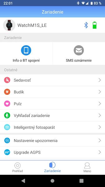 evolveo sportwatch m1s aplikacia menu_opt
