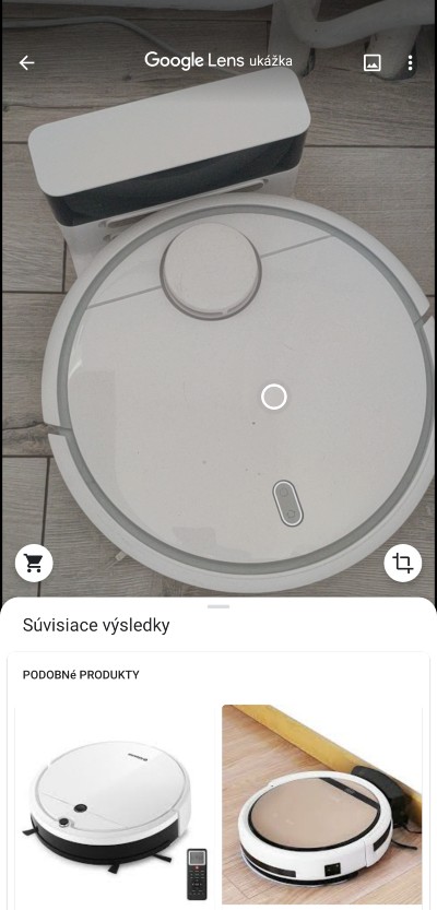 Google Lens vyhladavanie produktov