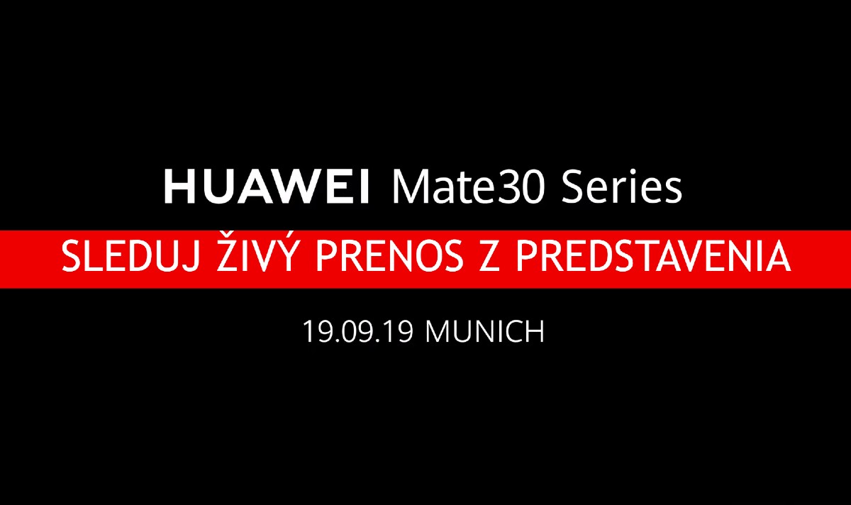 Huawie mate 30 predstavenie