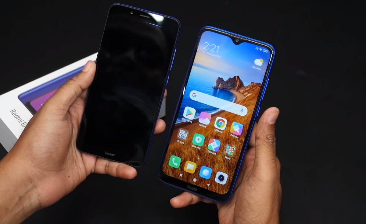 Redmi 8A displej vs Redmi 7A
