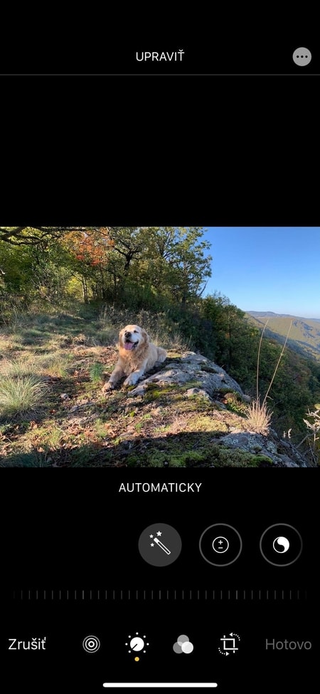 iOS tipy a triky uprava fotografii