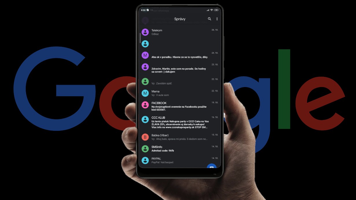 Google RCS spravy (1)