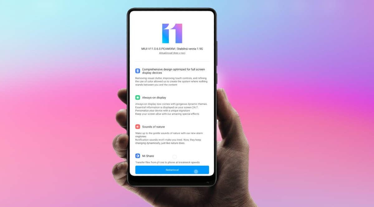 MIUI 11 Xiaomi dostupnost smartfony