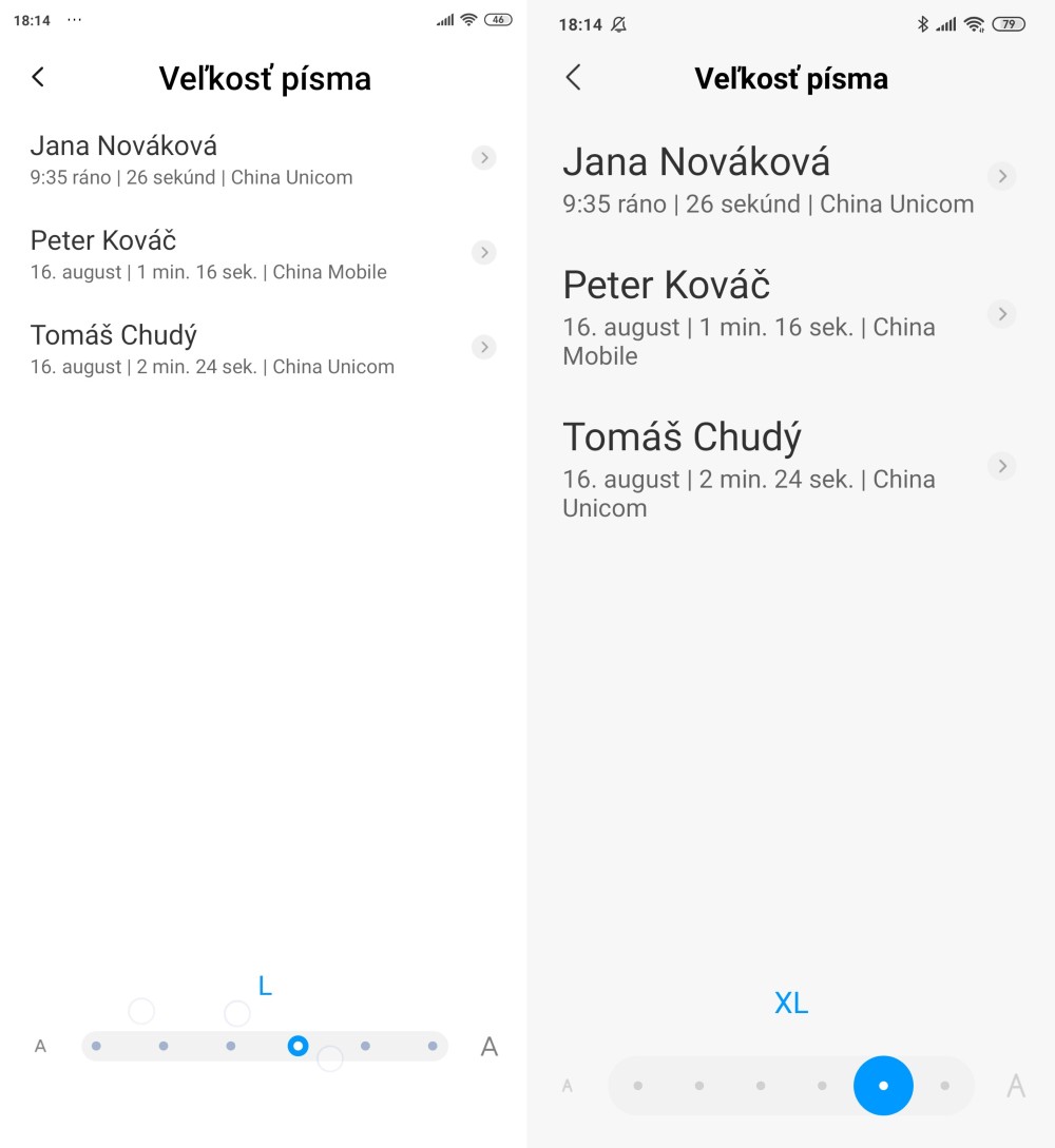 MIUI 11 vs MIUI 10_dizajnive zmeny_nove pismo