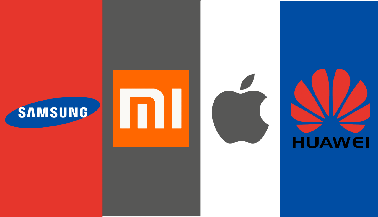 Samsung Xiaomi Apple Huawei