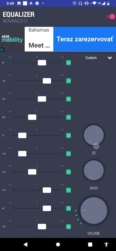 Equalizer – Advanced 10 band_android aplikacie_3