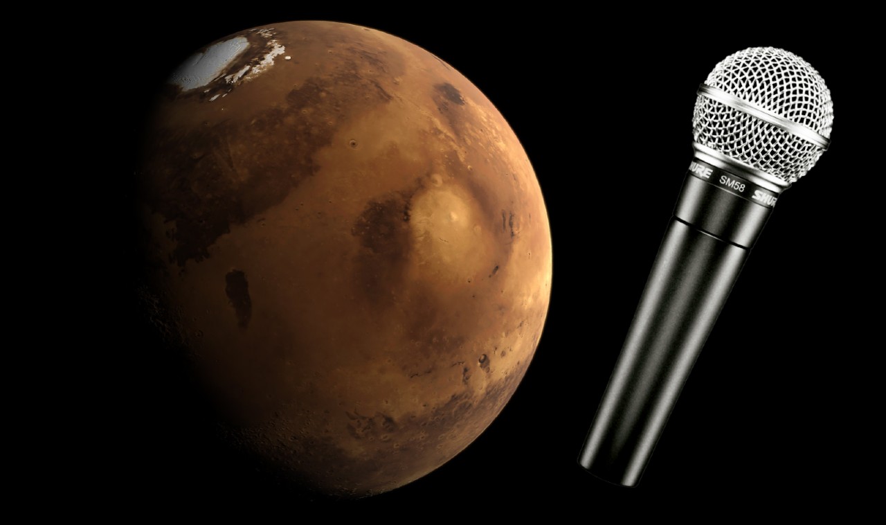Mars zachytenie zvuku