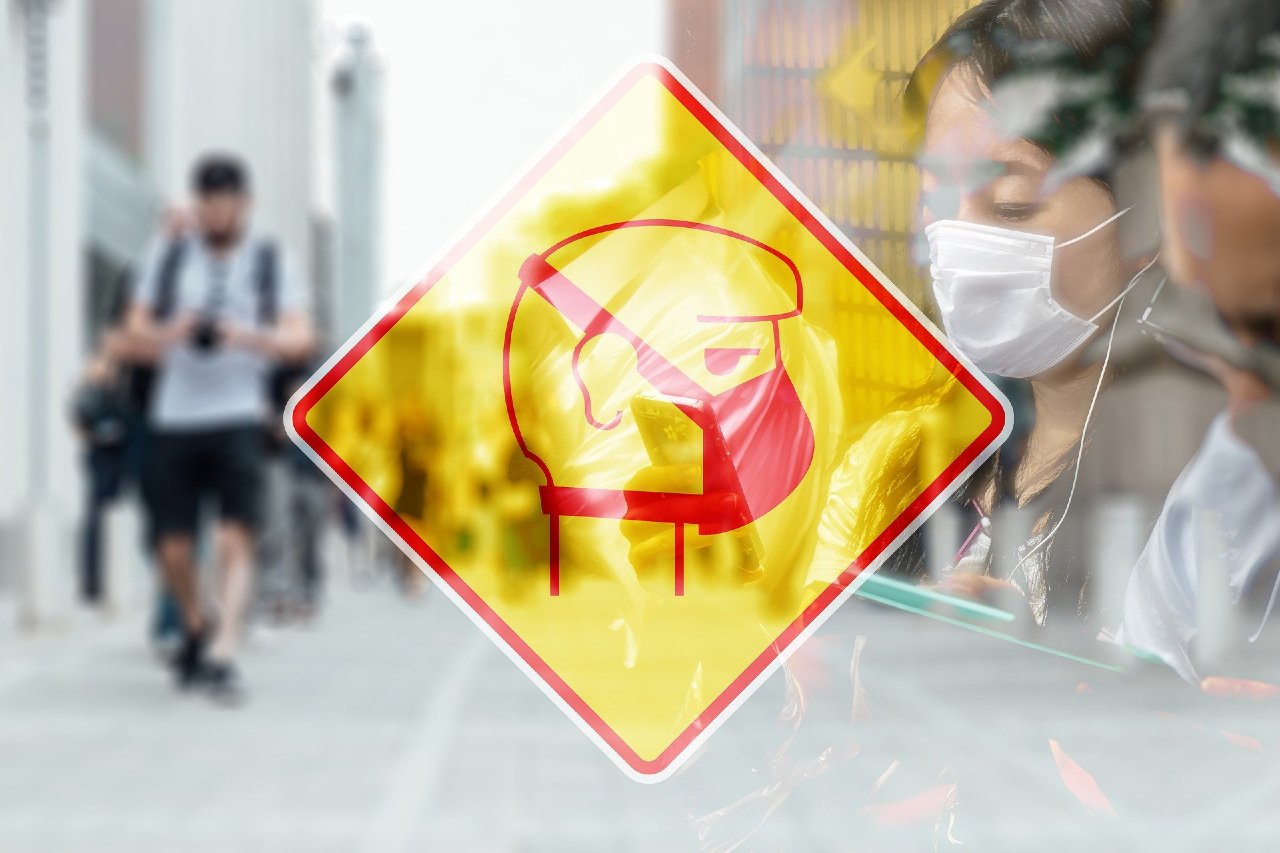 koronavirus ruska na usta