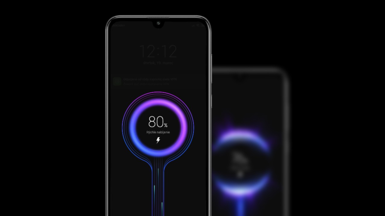 MIUI 11 Animacia rychleho nabijania