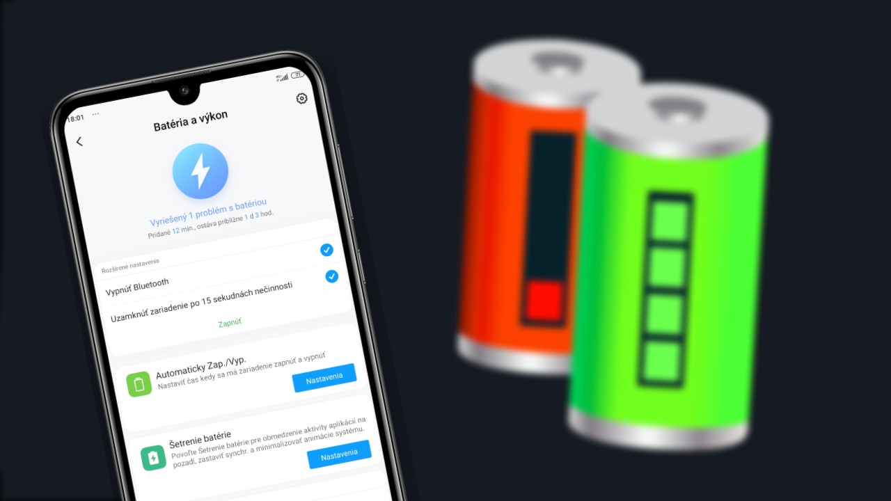 Xiaomi skryte menu bateria
