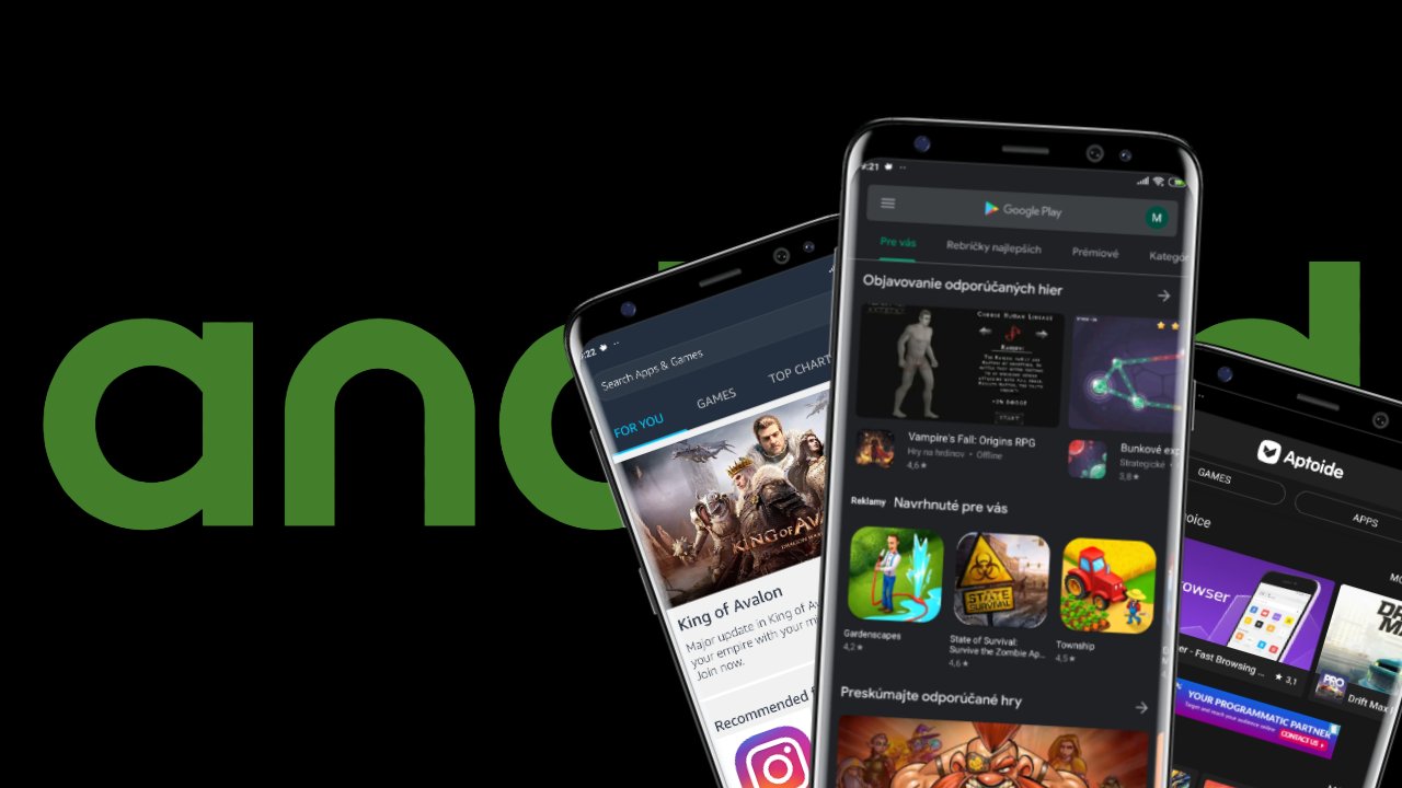 Alternativne obchody ku Google Play