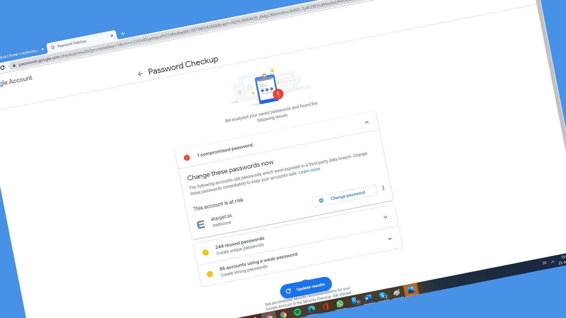 Google Chrome kontrola hesiel (1)
