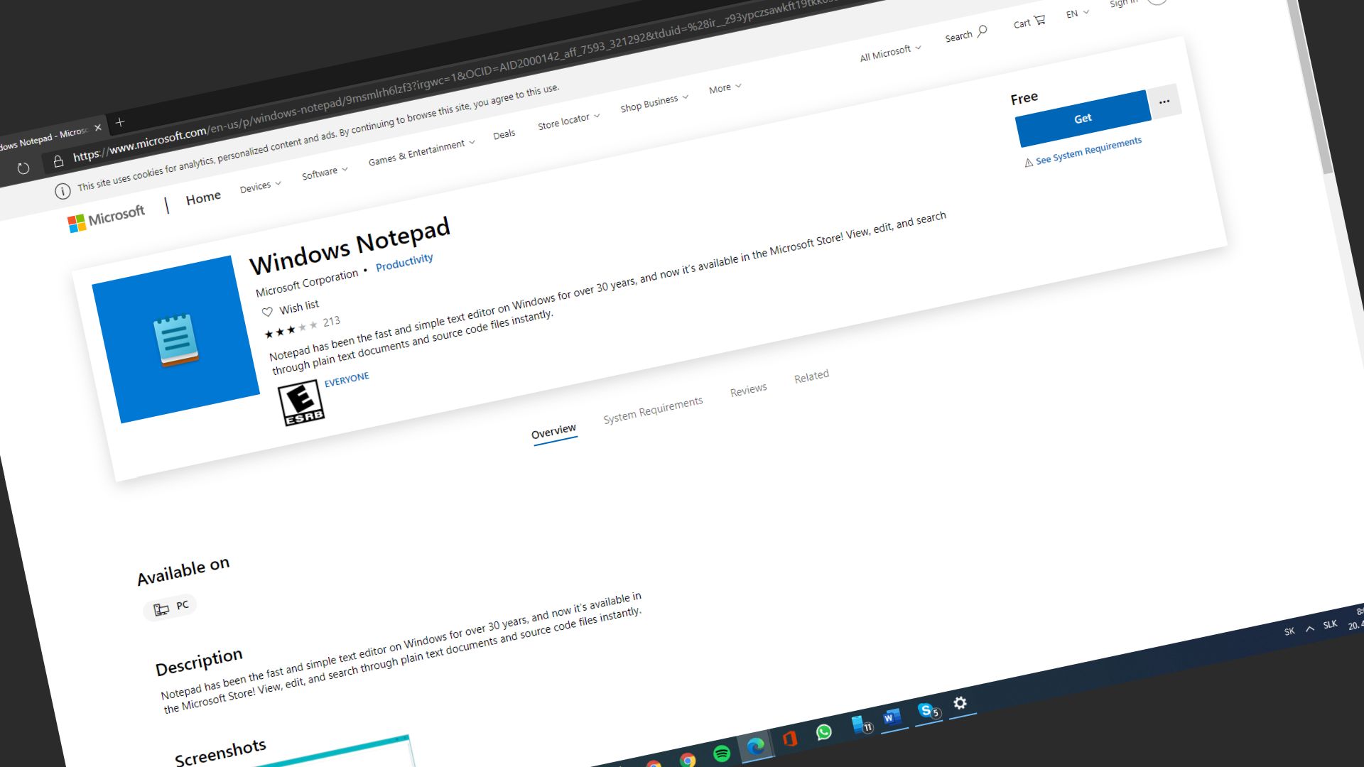 Poznamkovy blok Windows 10