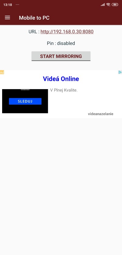 Streamovanie obsahu z mobilu_1