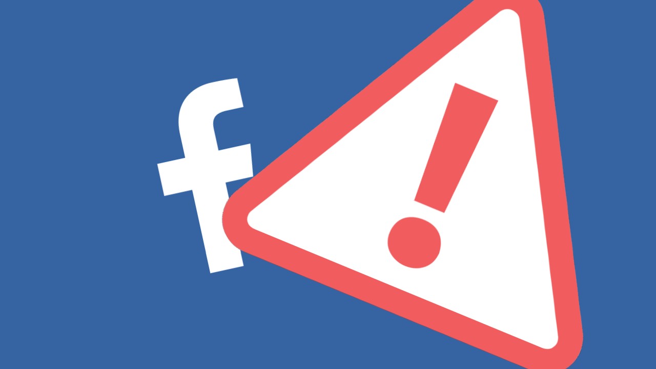 facebook upozornenie