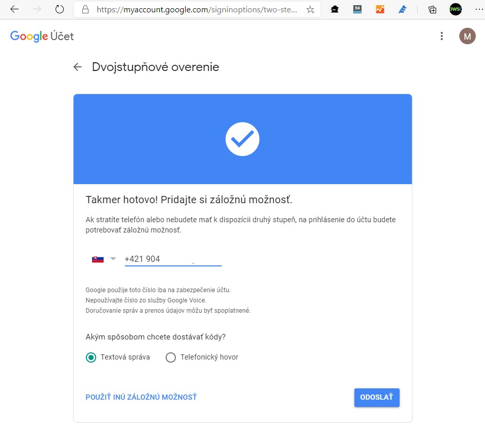 overnie cisla_4_dvojstupnove prihlasenie