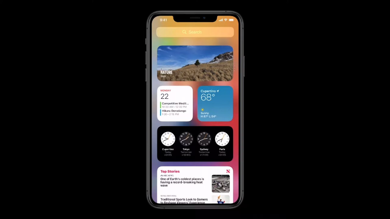 Apple_ios 14_widgety