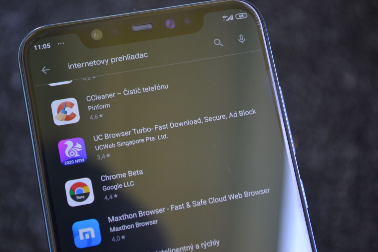 Internetovy prehliadac pre Android