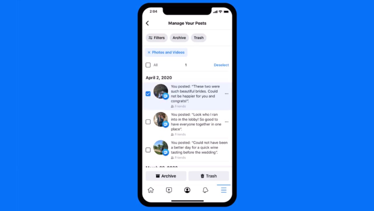 facebook spravovanie prispevkov uvod