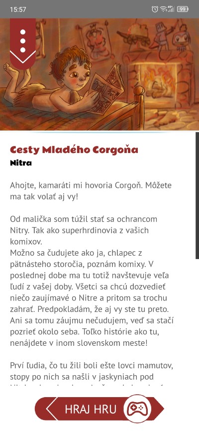 Cesty Mladého Corgoňa_aplikacia