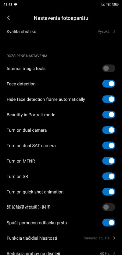 MIUI kamera_skryte menu