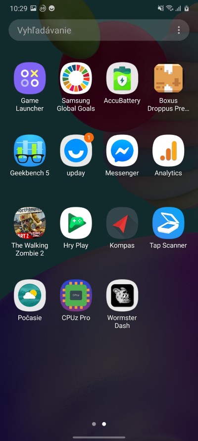 Samsung Galaxy A41_rozhranie systemu_2