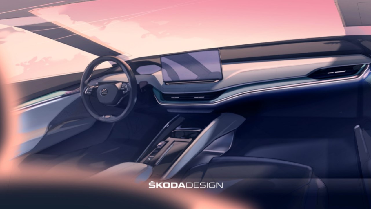 škoda enyaq iv interier