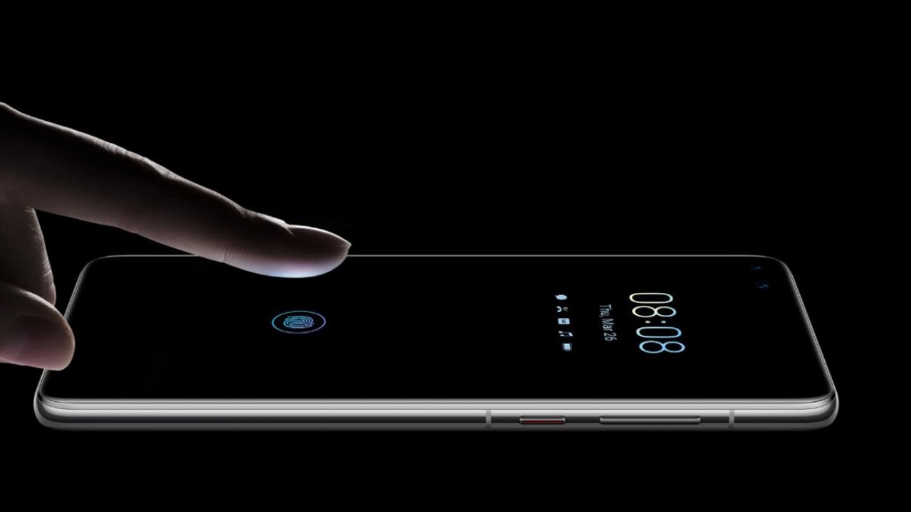 huawei p40 snimac odtlackov prstov v displeji