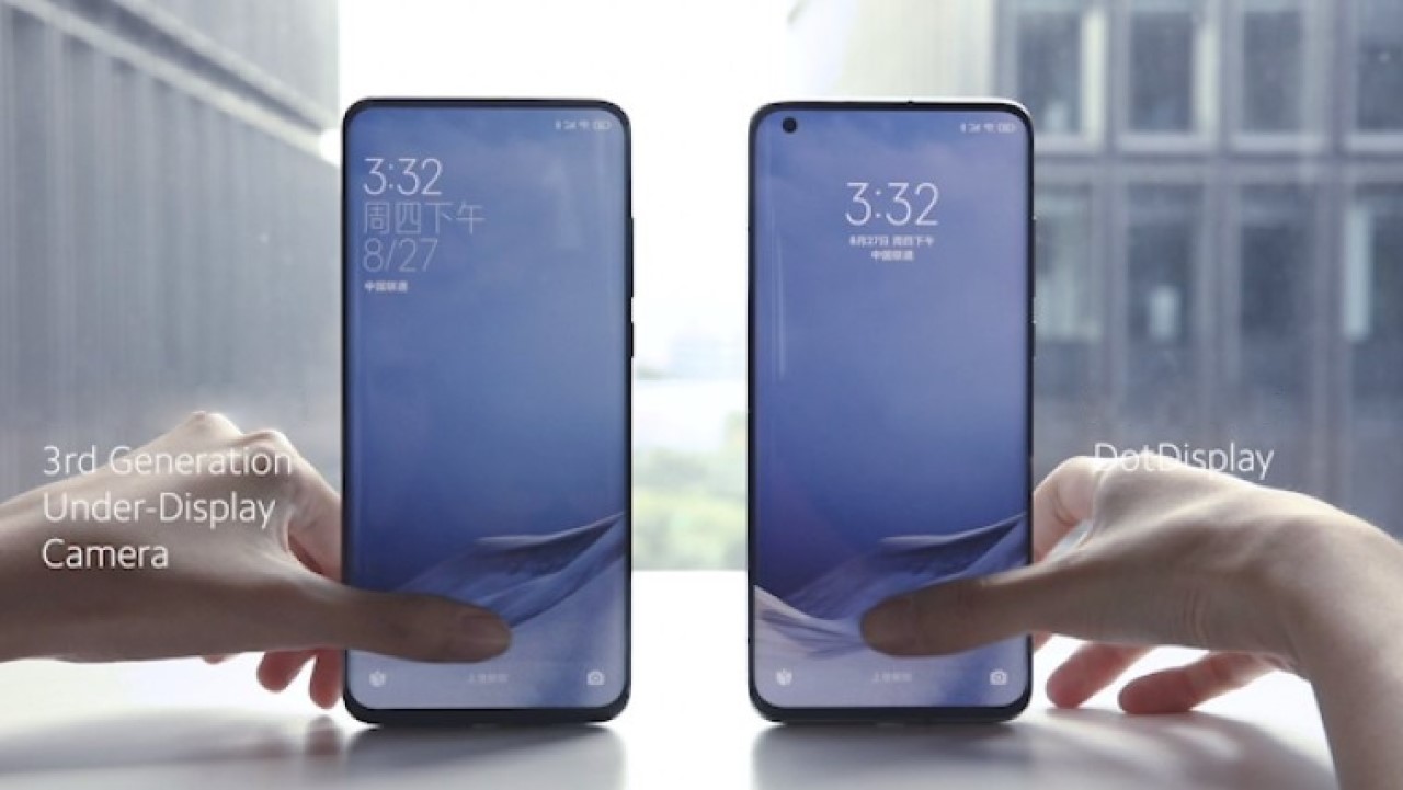 xiaomi fotoaparat pod displejom 3 generacie