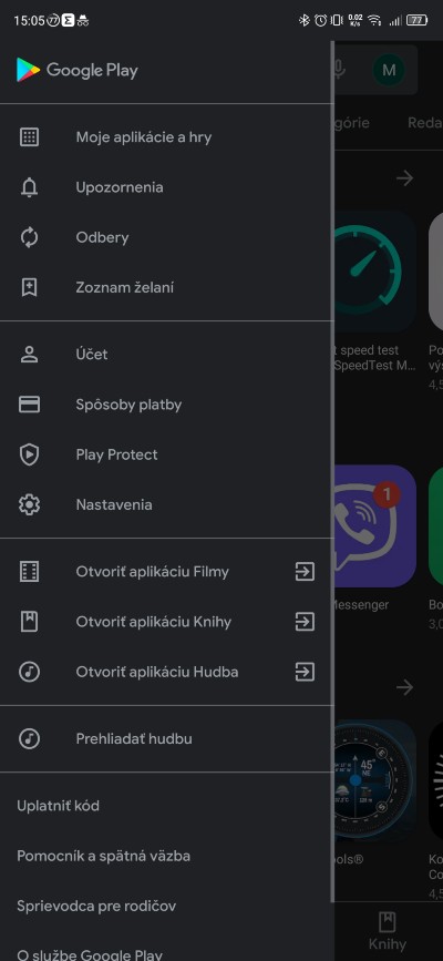 Google Play_nastavenia