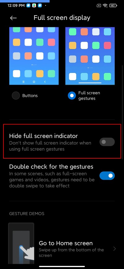 MIUI 12_vypnutie navigacnej listy_3