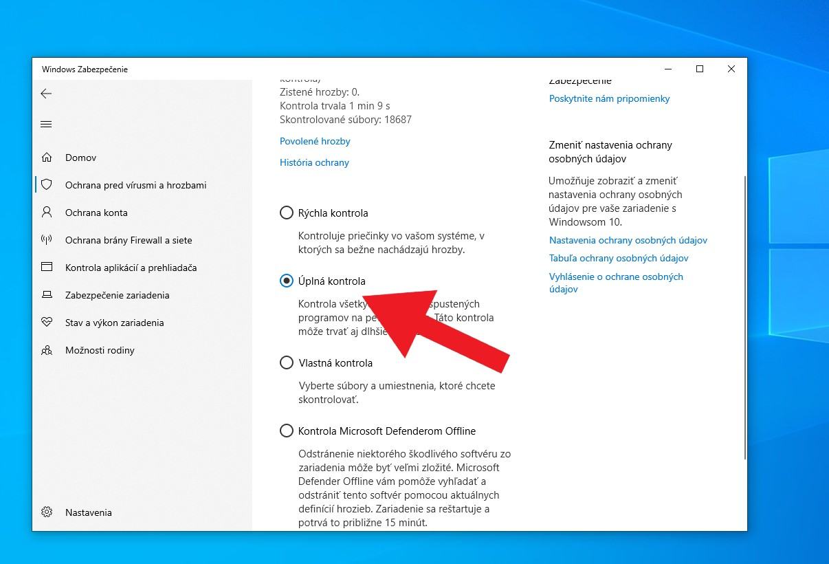 Windows Defender_kontrola zariadenia_3