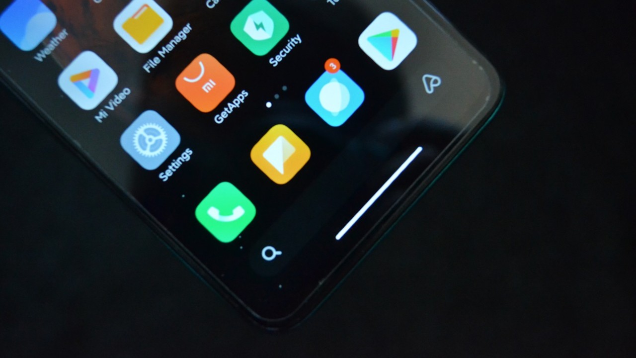 Xiaomi navigacna lista