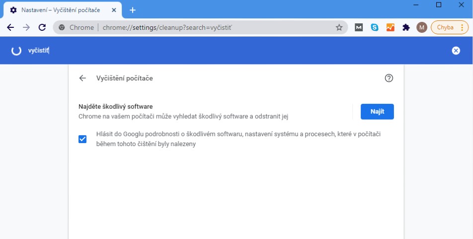 Chrome_skenovanie pocitaca