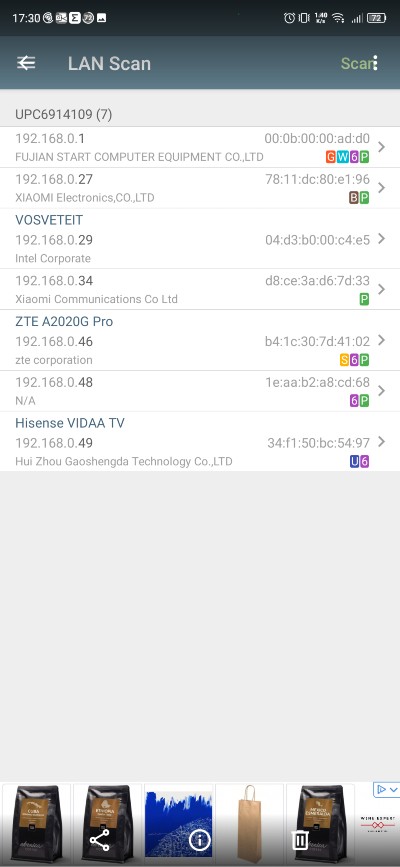 Kto je pripojeny k WiFi
