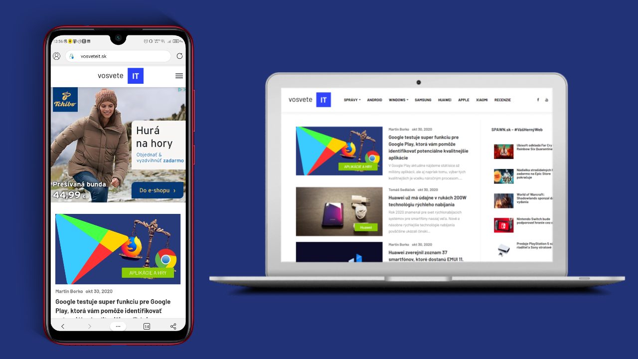 ako pokracovat v prezerani internetovej strane z mobilu na pc
