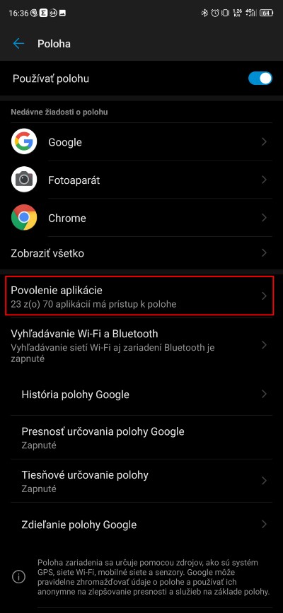 pridanie povolenia sledovania polohy Android_3