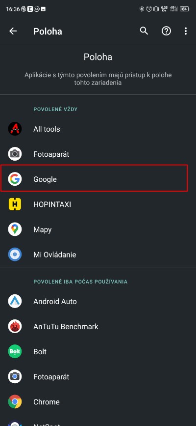 pridanie povolenia sledovania polohy Android_4