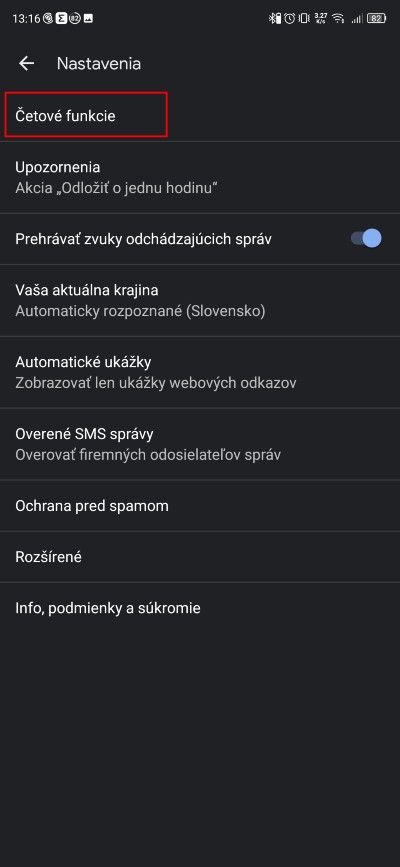 RCS Spravy_ako skontrolovat dostupnost funkcie_2