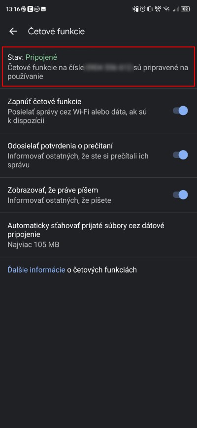 RCS Spravy_ako skontrolovat dostupnost funkcie_3