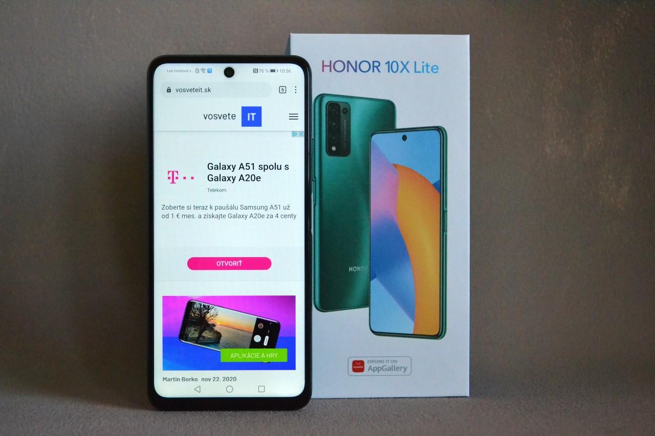 Recenzia Honor 10X Lite