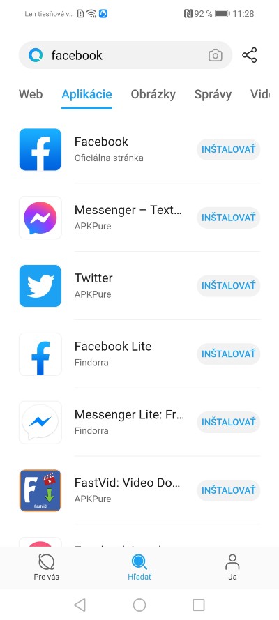 Search Petal_huawei_instalacia aplikacie_1